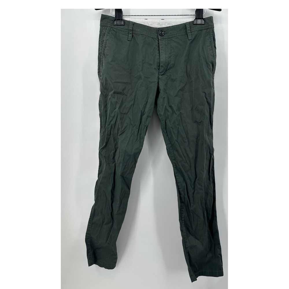 Armani Exchange Mens 8NZP45 ZNMTZ Slim Fit Chino Pants Green 30x30